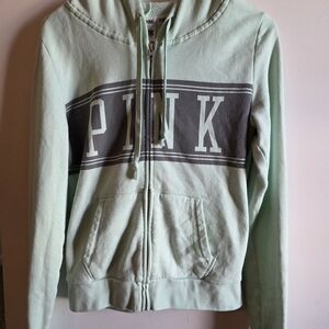 PINK Victoria's Secret Mint Green Hoodie for Kids